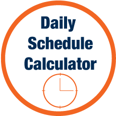 Daily Schedule Calculator